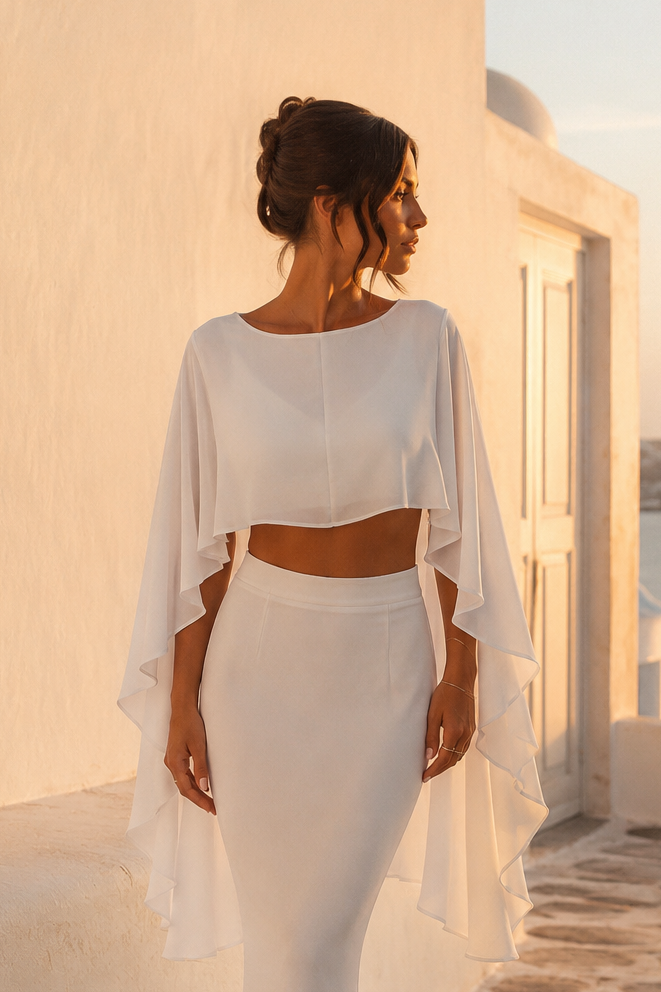 Celeste Cape and Bralet (Made to Order)